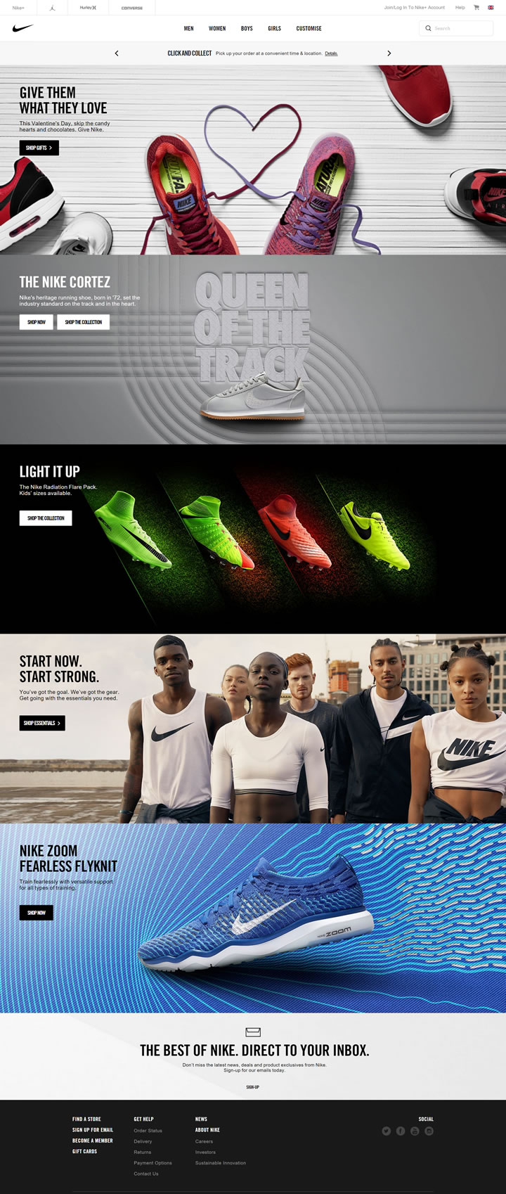 Nike英国官网：Nike.com (UK)