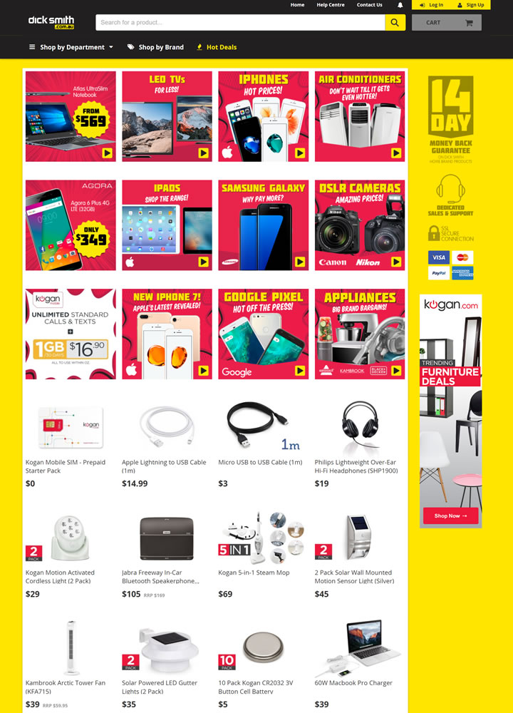 澳大利亚电子产品购物网站：Dick Smith