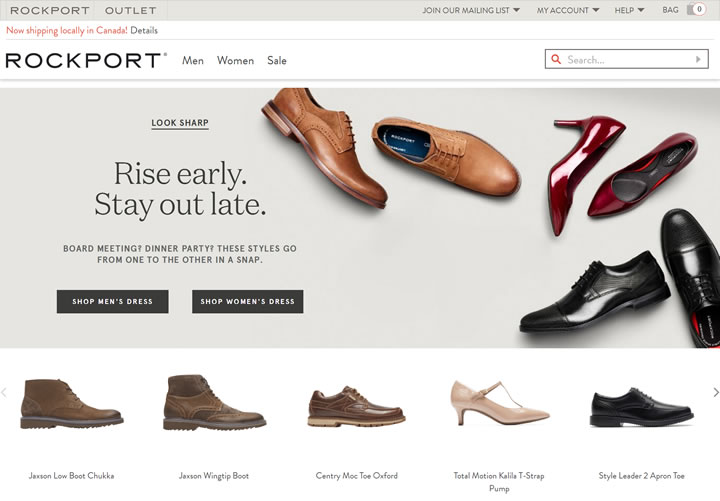 Rockport乐步加拿大官方网站：美国舒适鞋履品牌