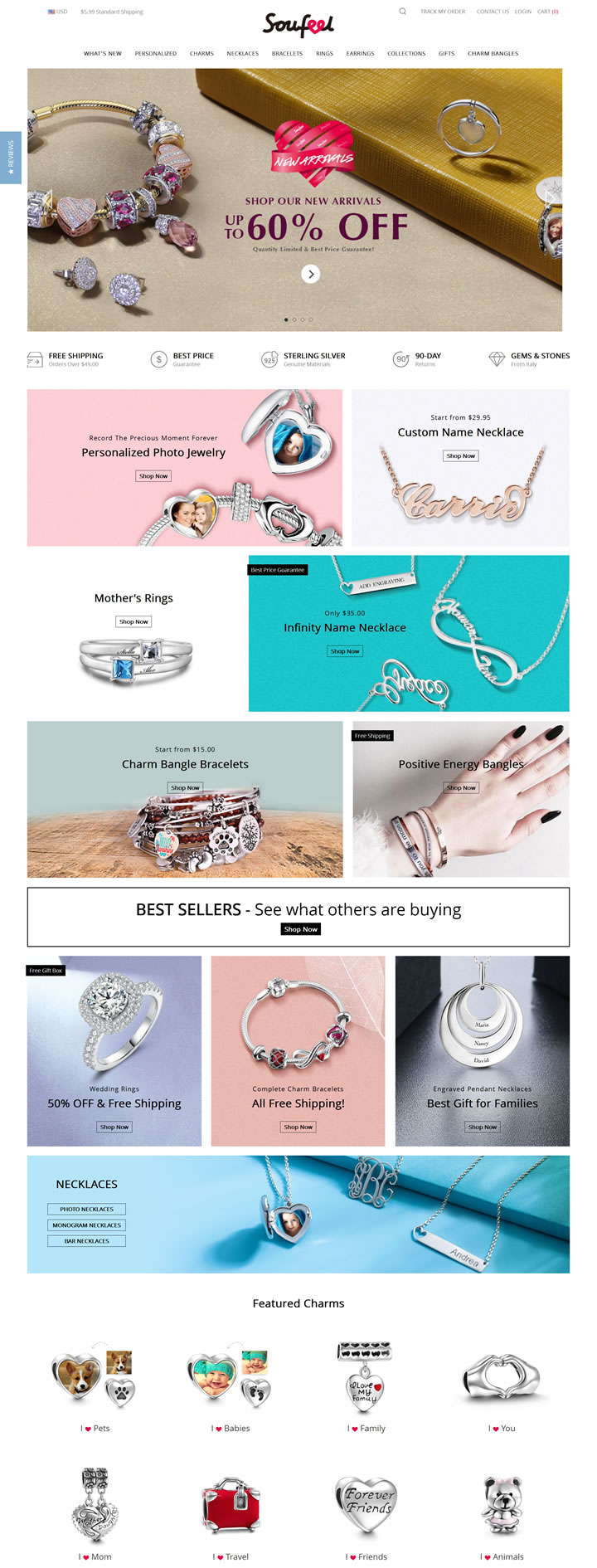 索菲尔珠宝国际官方网站：Soufeel Jewelry