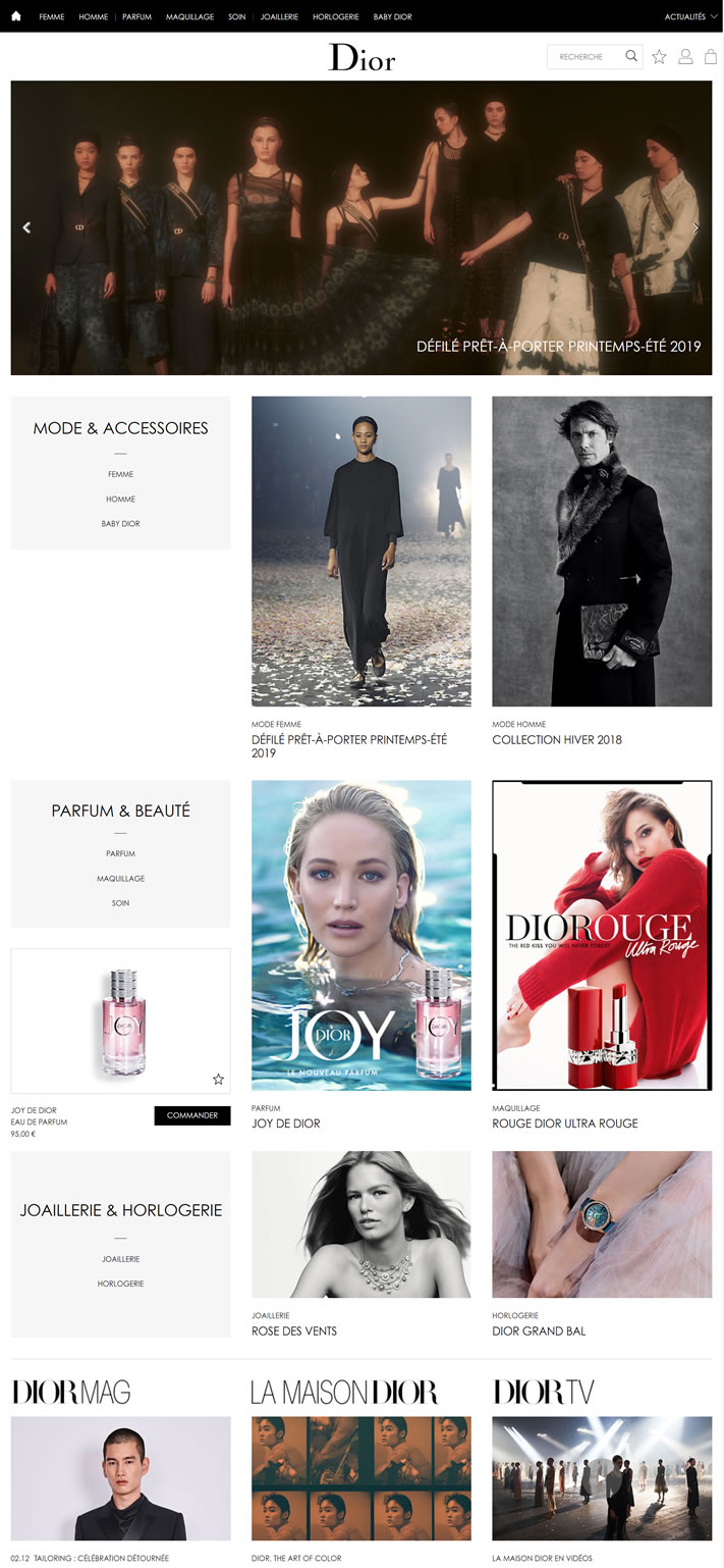 迪奥官网 Dior Com 法国购物网站 转运网