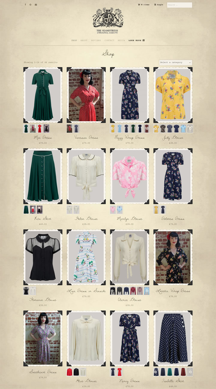 20世纪40年代连衣裙和复古服装：The Seamstress Of Bloomsbury