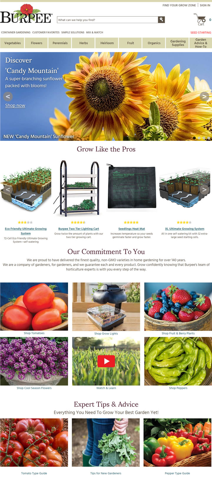 美国蔬菜和植物种子公司：Burpee