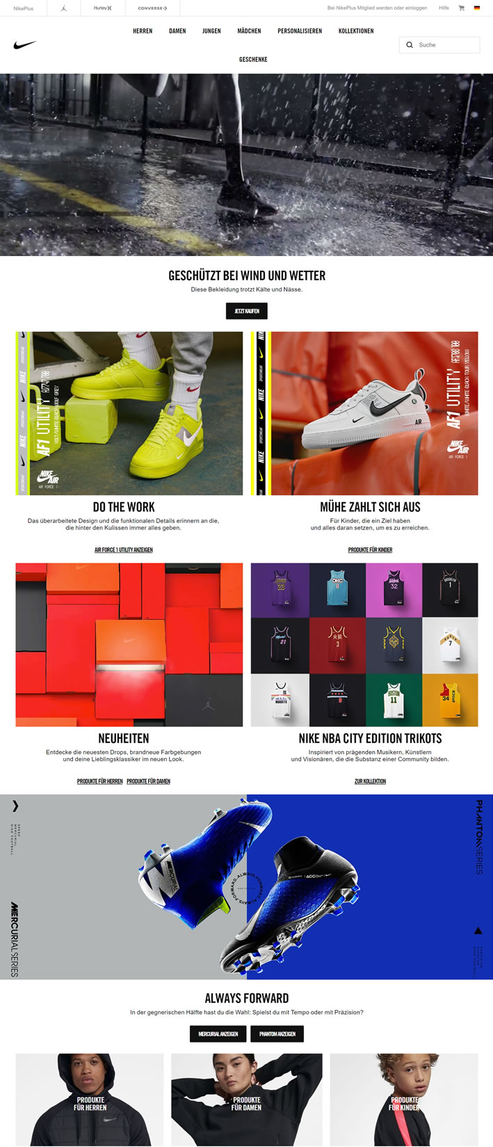 Nike德国官网：Nike.com (DE)