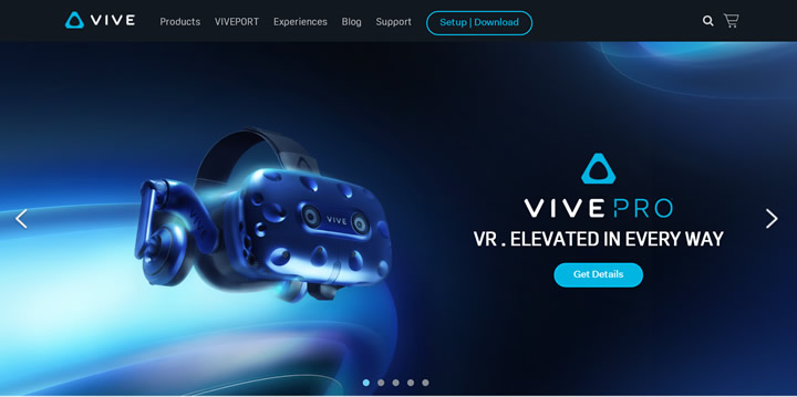 HTC VIVE美国官网：VR虚拟现实眼镜