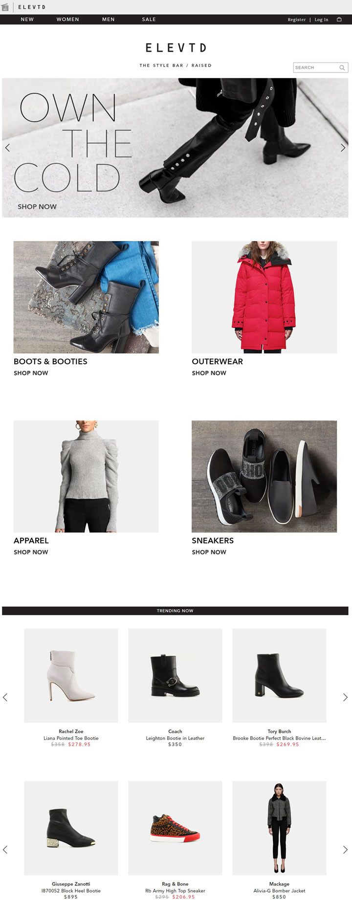 ShoeBuy旗下ELEVTD：购买设计师服装和鞋子