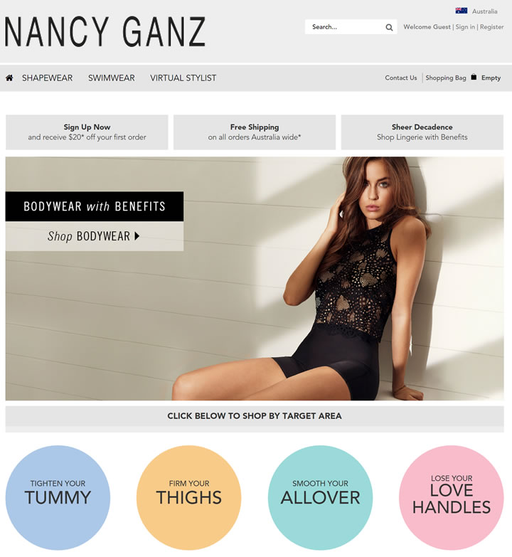 澳大利亚的头号塑身内衣品牌：Nancy Ganz