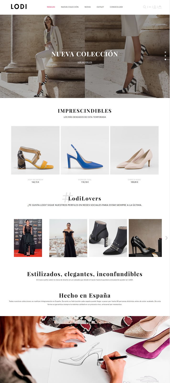 LODI女鞋在线商店：阿利坎特的鞋类品牌
