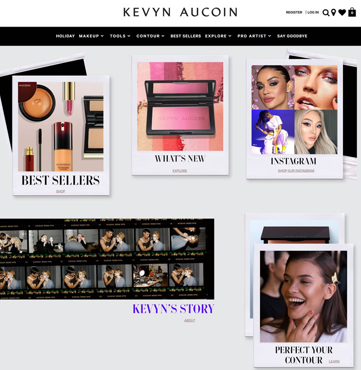 美国修容界大佬创建的个人美妆品牌：Kevyn Aucoin Beauty