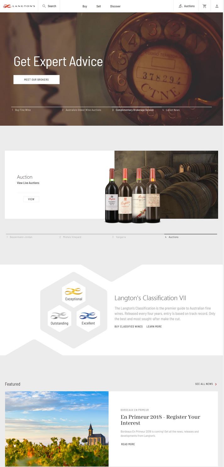 澳大利亚领先的优质葡萄酒拍卖会：Langton’s Fine Wines